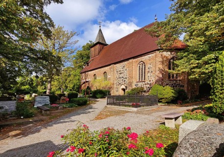 St. Anne's Church, Church of the Protestant Parish, oldest building in Dahlem, Berlin-Dahlem,
