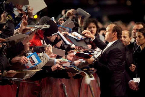DEU, Germany, Berlin Kevin Spacey with fans in front of the opening ceremony at the Berlinale