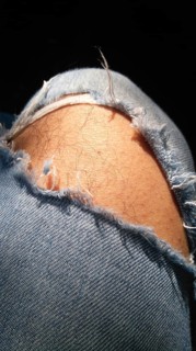 Torn jeans male, São Paulo Brazil