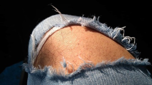 Torn jeans male, São Paulo Brazil