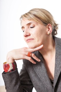 DEU Germany Germany Berlin The new chairwoman of the Greens, Simone Peter, during an interview with