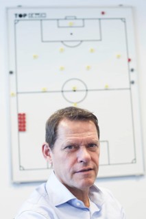 DEU Hamburg The Dane Frank Andresen, sports director of HSV, in his office in the Imtech Arena.