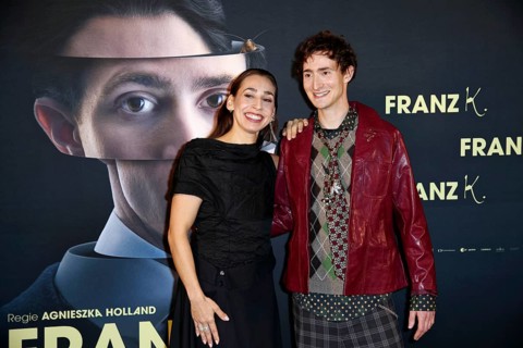 Carola Schuler and Idan Weiss - German premiere by FRANZ K., Delphi Filmpalast am Zoo, Berlin, 15