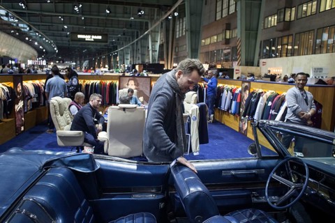 DEU Germany Berlin Bread&Butter fashion fair in the halls of the former Tempelhof airport. DEU