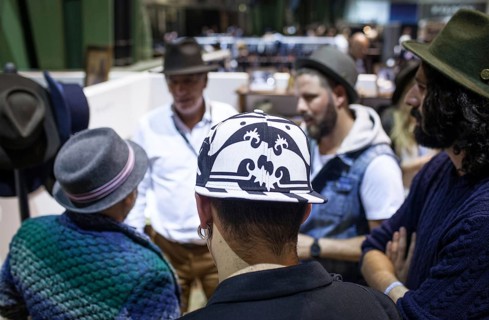 DEU Germany Berlin Bread&Butter fashion fair in the halls of the former Tempelhof airport. DEU