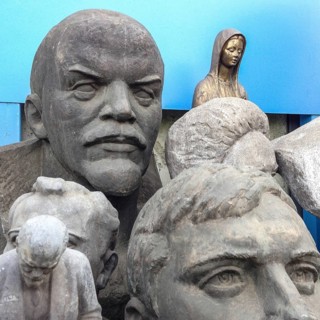 DEU Germany Germany Flensburg Sculptures made of bronze and other metals of the 'heroes from bygone