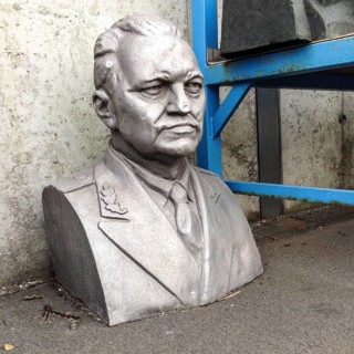DEU Germany Germany Flensburg Sculptures made of bronze and other metals of the 'heroes from bygone