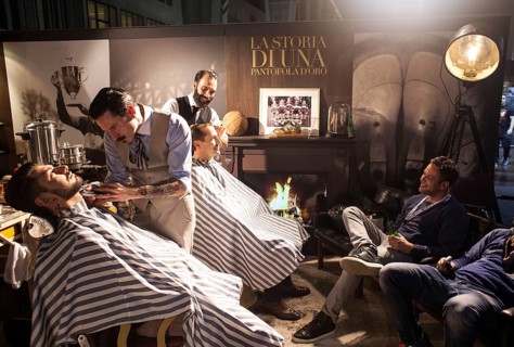 DEU Germany Berlin Bread&Butter fashion fair in the halls of the former Tempelhof airport. DEU