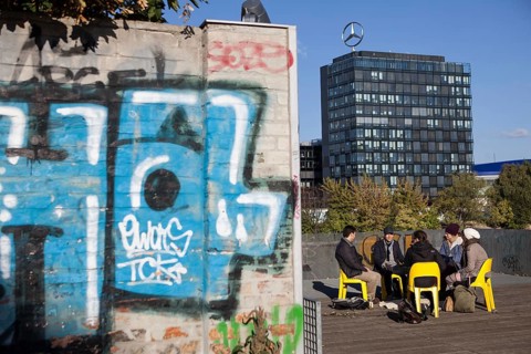 DEU Germany Germany Berlin Citizen Art Days by the artist group 'Parallel Worlds at Markthalle Neun