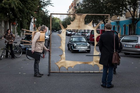 DEU Germany Germany Berlin Citizen Art Days by the artist group 'Parallel Worlds at Markthalle Neun