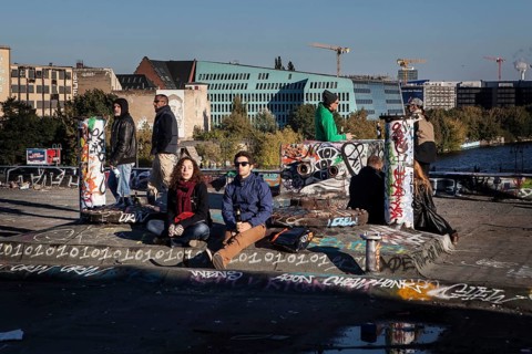 DEU Germany Germany Berlin Citizen Art Days by the artist group 'Parallel Worlds at Markthalle Neun