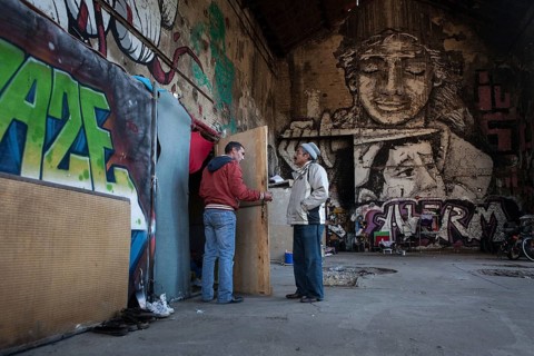 DEU Germany Germany Berlin Citizen Art Days by the artist group 'Parallel Worlds at Markthalle Neun