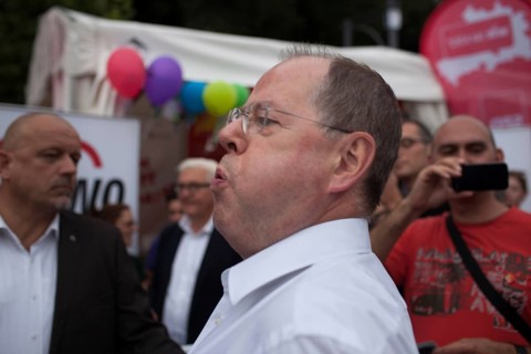 DEU, Germany, Berlin, 17.08.2013 SPD election campaign kick-off with top candidate Peer Steinbrück