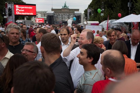 DEU, Germany, Berlin, 17.08.2013 SPD election campaign kick-off with top candidate Peer Steinbrück