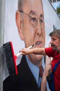 DEU Germany Germany Berlin election posters of the party Die Linke