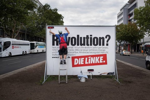 DEU Germany Germany Berlin election posters of the party Die Linke