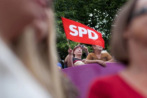 DEU, Germany, Berlin, 17.08.2013 SPD election campaign kick-off with top candidate Peer Steinbrück