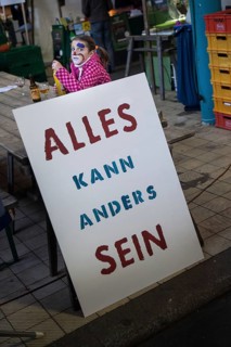 DEU Germany Germany Berlin Citizen Art Days by the artist group 'Parallel Worlds at Markthalle Neun