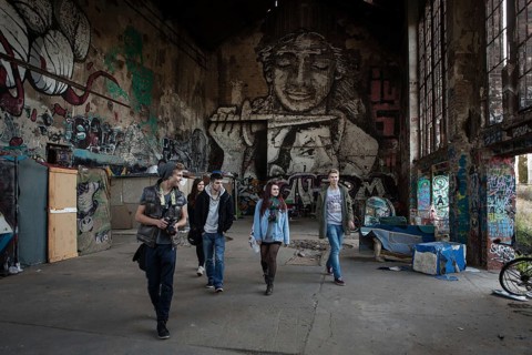 DEU Germany Germany Berlin Citizen Art Days by the artist group 'Parallel Worlds at Markthalle Neun