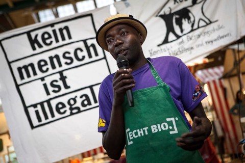DEU Germany Germany Berlin Citizen Art Days by the artist group 'Parallel Worlds at Markthalle Neun
