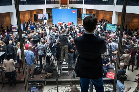 DEU Germany Germany Berlin election party at the SPD party headquarters