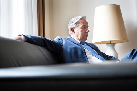 DEU Germany Germany Berlin The Governing Mayor of Berlin, Klaus Wowereit, in his office during an