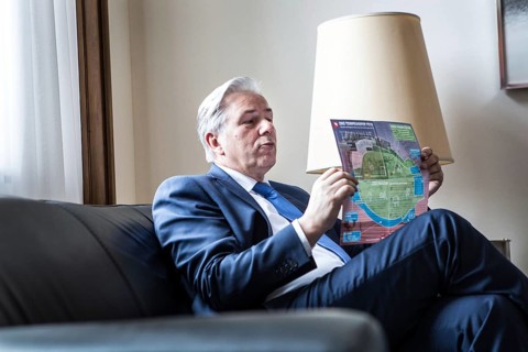 DEU Germany Germany Berlin The Governing Mayor of Berlin, Klaus Wowereit, in his office during an