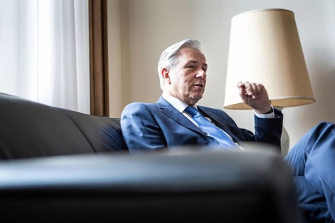 DEU Germany Germany Berlin The Governing Mayor of Berlin, Klaus Wowereit, in his office during an