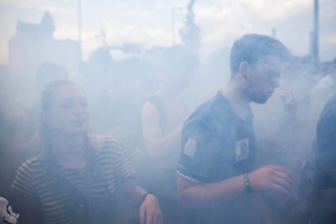 DEU Germany Germany Berlin demonstrators at the Hemp Parade 2014