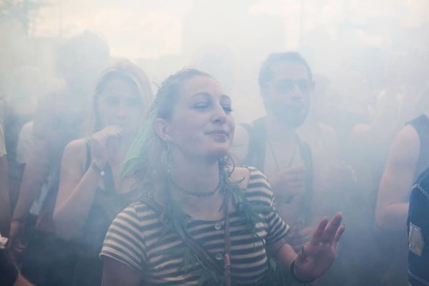 DEU Germany Germany Berlin demonstrators at the Hemp Parade 2014