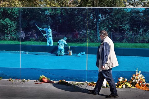 DEU Germany Germany Berlin The newly opened memorial for the victims of the National Socialist