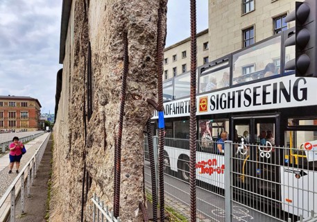 Berlin Wall Monument, Topography of Terror Documentation Center, Wilhelmstraße History Mile with