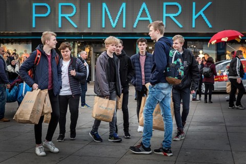 DEU Germany Germany Berlin scene in front of the Primark movie on Alexanderplatz
