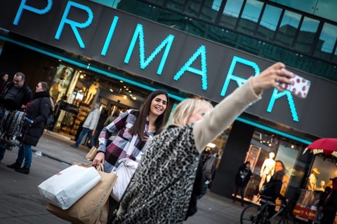 DEU Germany Germany Berlin scene in front of the Primark movie on Alexanderplatz
