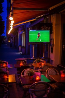 DEU Germany Germany Berlin TV broadcast of euro 2016 in Berlin