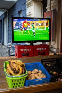 DEU Germany Germany Berlin TV broadcast of euro 2016 in Berlin