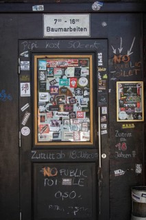 DEU Germany Germany Berlin Bar door in Berlin-Kreuzberg
