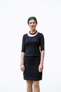 DEU Germany Germany Berlin The top politician on the left, Sarah Wagenknecht, during a photo