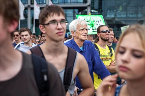 DEU Germany Germany Berlin demonstrators at the Hemp Parade 2014