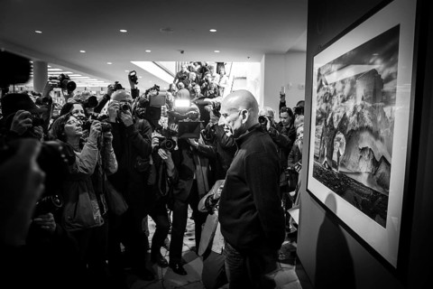 DEU Germany Germany Berlin Press date for the photo exhibition 'Genesis' by Brazilian photographer