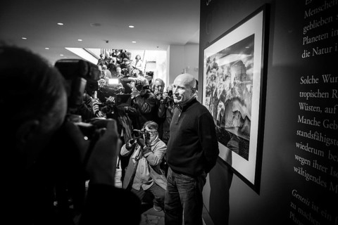 DEU Germany Germany Berlin Press date for the photo exhibition 'Genesis' by Brazilian photographer