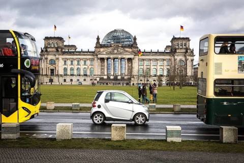 DEU Germany Germany Berlin car sharing scenes in the capital