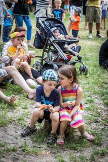 DEU Germany Germany Berlin Summer party at the Northwest daycare center on Prager Platz. Children
