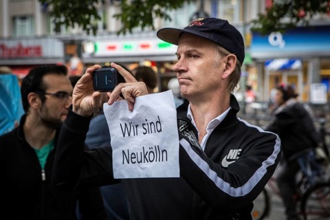 DEU Germany Germany Berlin Protest rally against intolerance of wearing headscarves and the ban on