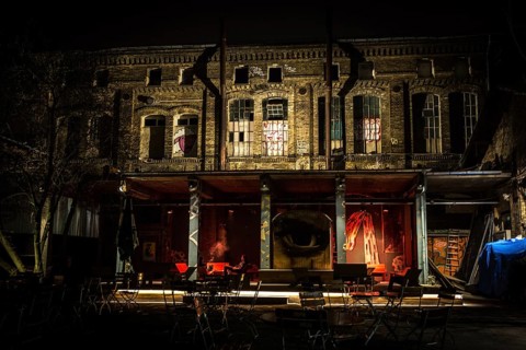 DEU Germany Germany Berlin scene on the RAW site in Berlin-Friedrichsain