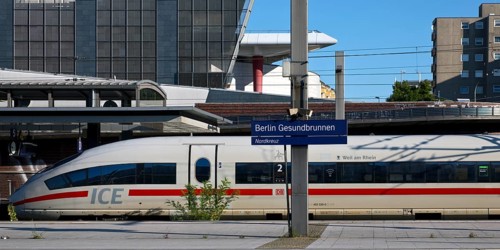 Berlin Gesundbrunnen railway station, Nordkreuz, long-distance and local train station with