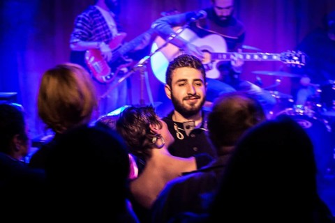 DEU Germany Germany Berlin Performance of the Syrian band Khebez Dawle in a private club