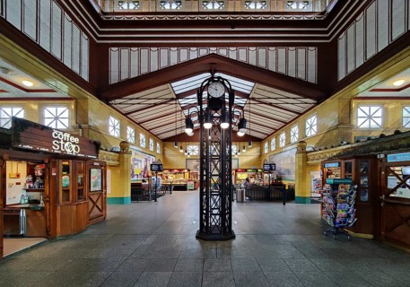 Interior view of Wittenbergplatz subway station, Charlottenburg, City-West, Berlin, Germany