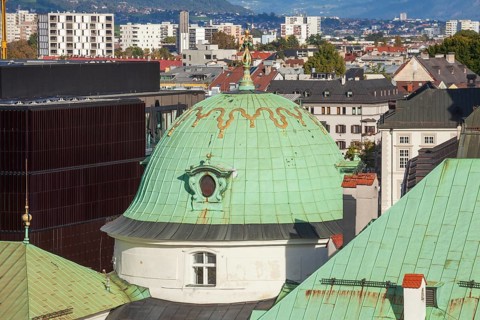 Hofburg Imperial Palace, Kuppel, Old Town, Innsbruck, Tyrol, Austria