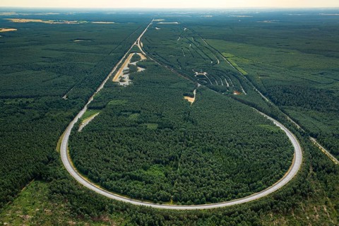 Volkswagen AG proving ground Ehra-Lessien, proving ground Ehra, Volkswagen plant Wolfsburg, Lower